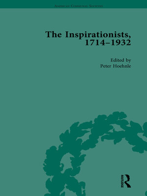 cover image of The Inspirationists, 1714–1932 Vol 1